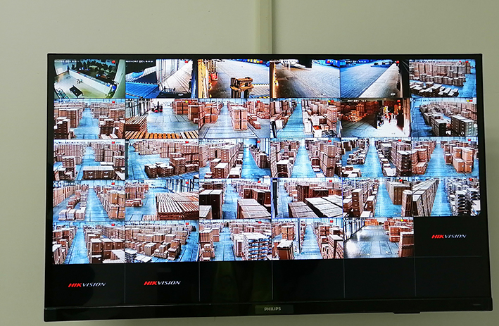 南京某大型物流公司視頻監控系統工程